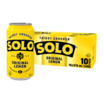 Solo Original Lemon Soft Drink 375ml Cans 10 Pack